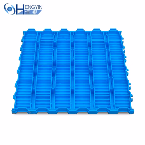 Listón de cerdo de plástico de material PP crudo personalizado para suelos de casa de cerdo